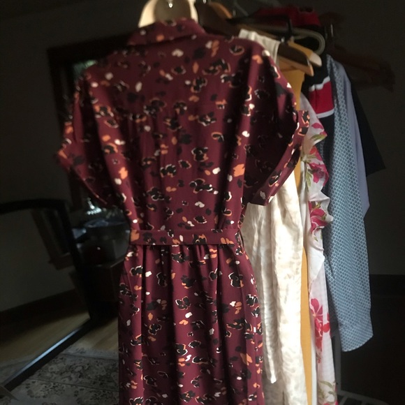 Dress burgundy large ardene - Picture 3 of 5